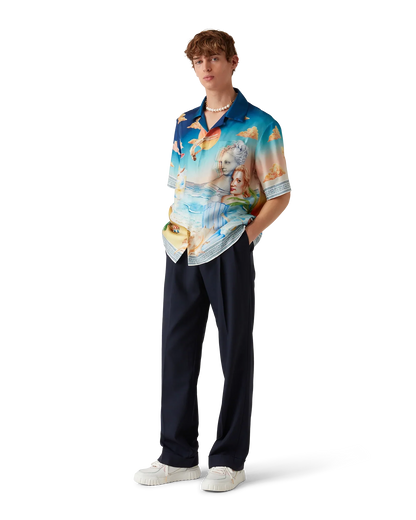 Le Plongeon Short Sleeve Silk Shirt