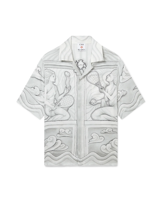 Sacred Stone Short Sleeve Silk Shirt