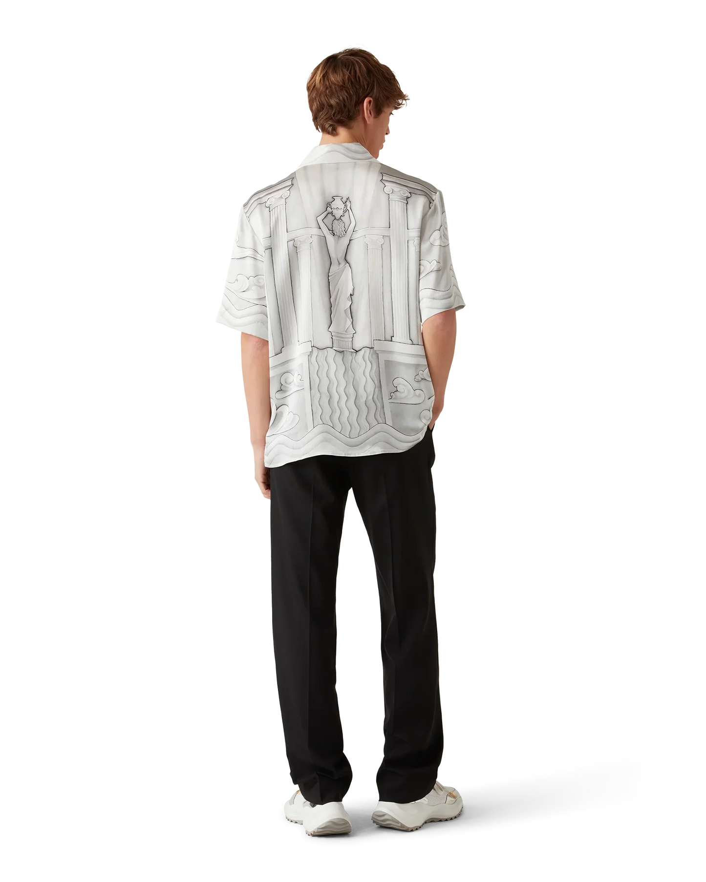 Sacred Stone Short Sleeve Silk Shirt
