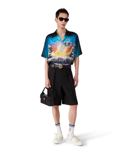 La Prémonition Short Sleeve Silk Shirt