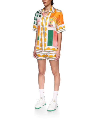 Summer Court Silk Shirt