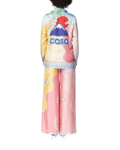 Soleil Levant Silk Shirt