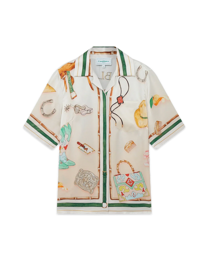 L'Ecurie Blanche Silk Shirt