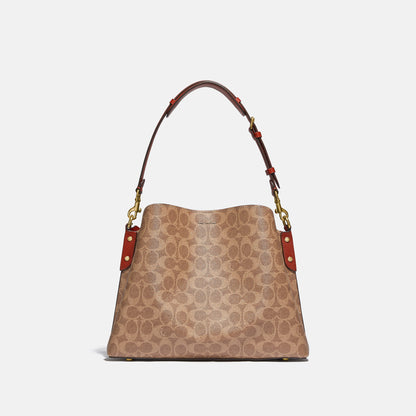 Willow Shoulder Bag In Signature Canvas