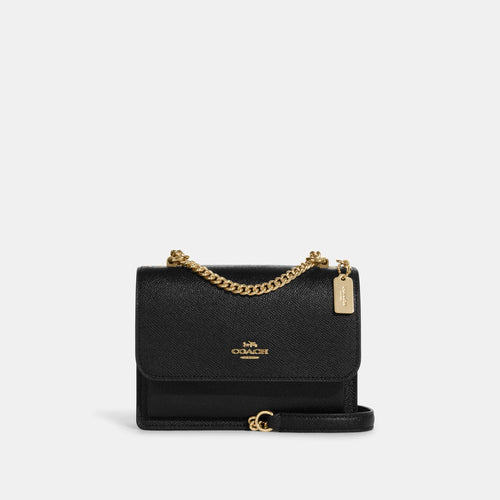 Crossgrain Leather Mini Klare Crossbody