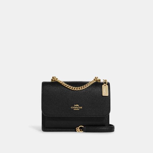 Crossgrain Leather Mini Klare Crossbody