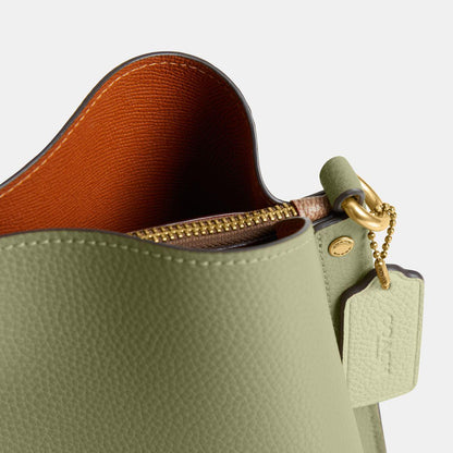 Willow Shoulder Bag In Colorblock With Signature Canvas Interior