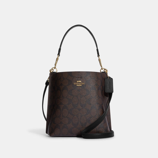 Mollie Bucket Bag 22 In Signature Canvas