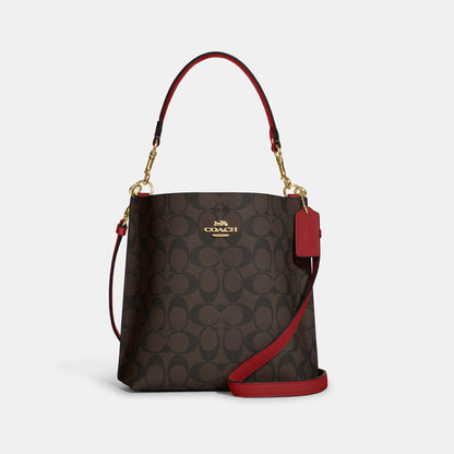 Mollie Bucket Bag 22 In Signature Canvas