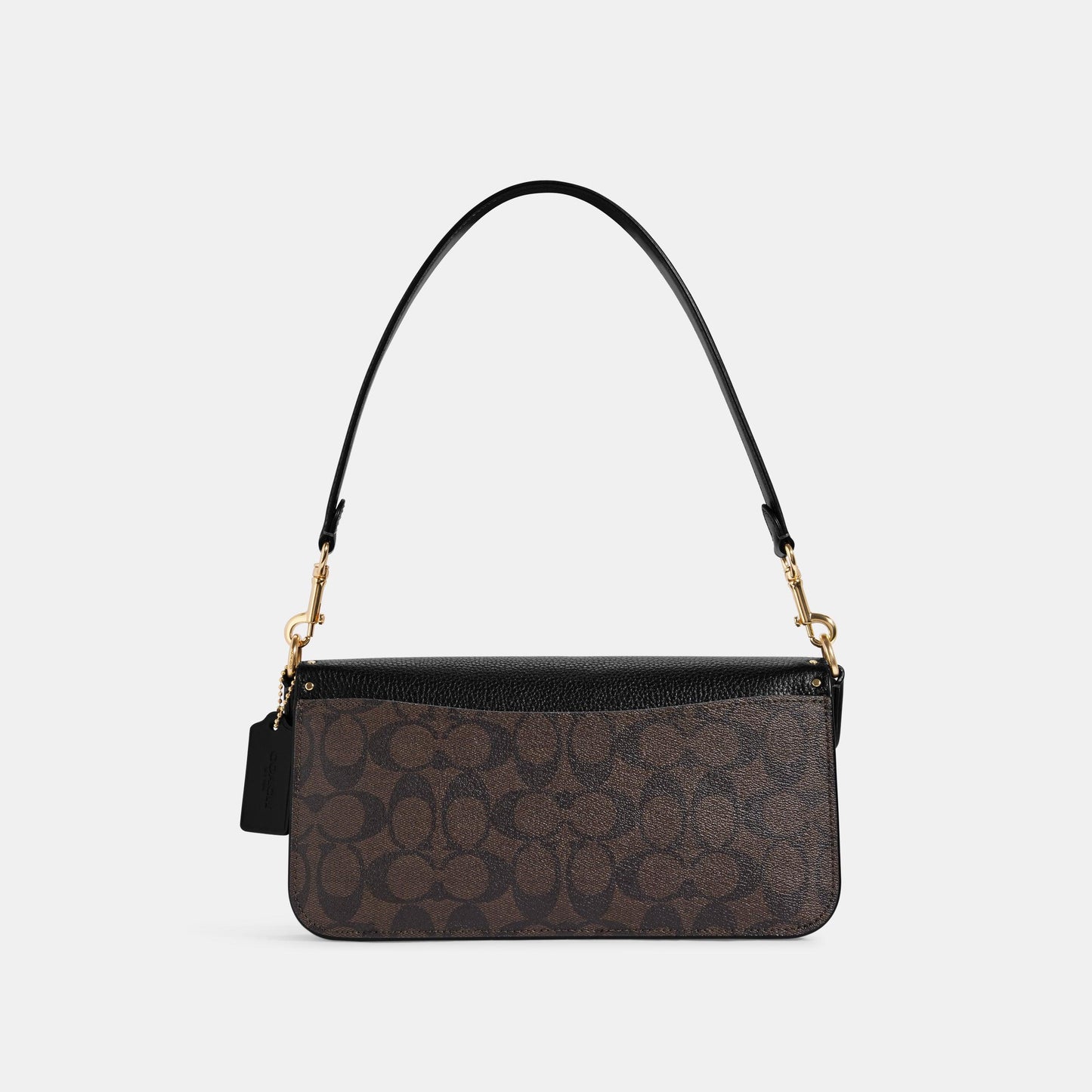 Morgan Shoulder Bag In Colorblock Signature Canvas With Rivets