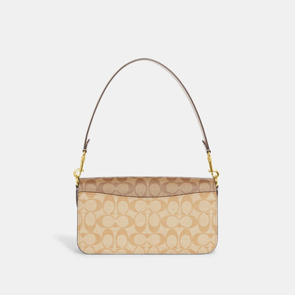 Morgan Shoulder Bag In Blocked Signature Canvas