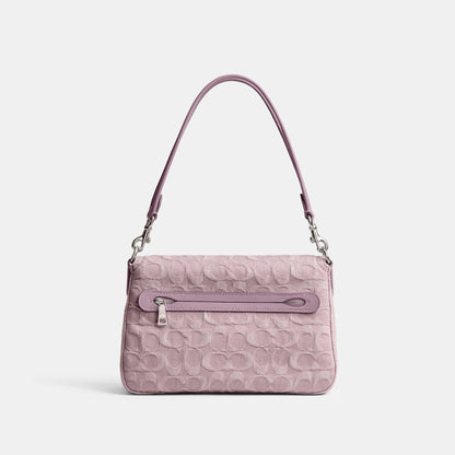 Soft Tabby Shoulder Bag In Signature Denim