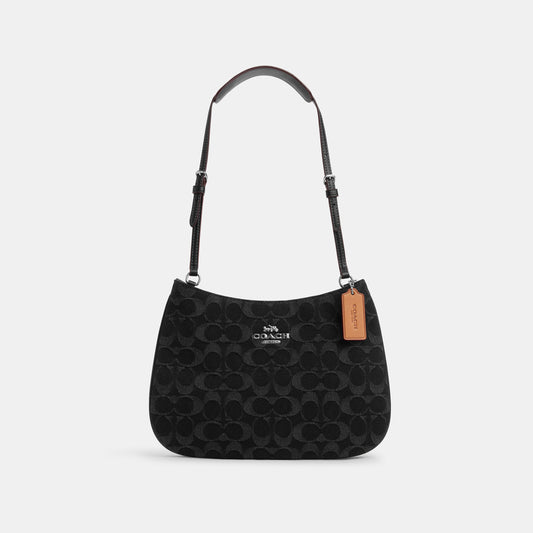 Penelope Shoulder Bag In Signature Denim