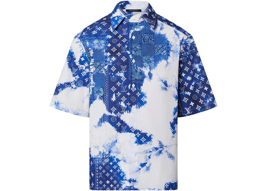 Louis Vuitton - Chemise Monogram Bandana Bleu délavé