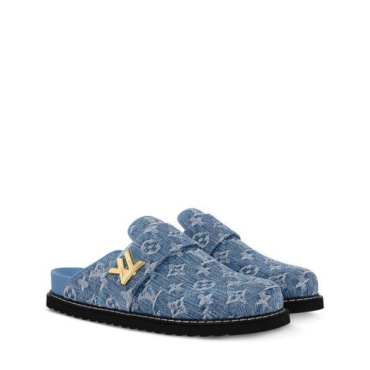 Louis Vuitton - Mule confort LV Cosy Bleu