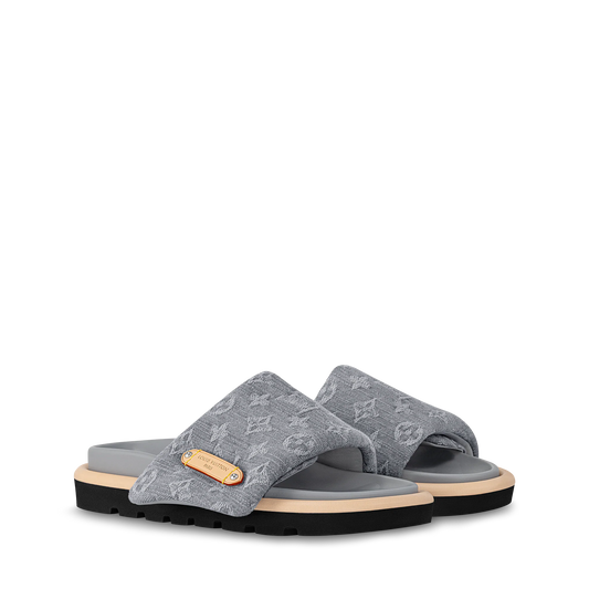 Louis Vuitton - Mule plate confort Pool Pillow Gris