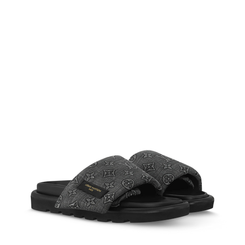 Louis Vuitton - Mule plate confort Pool Pillow Noir