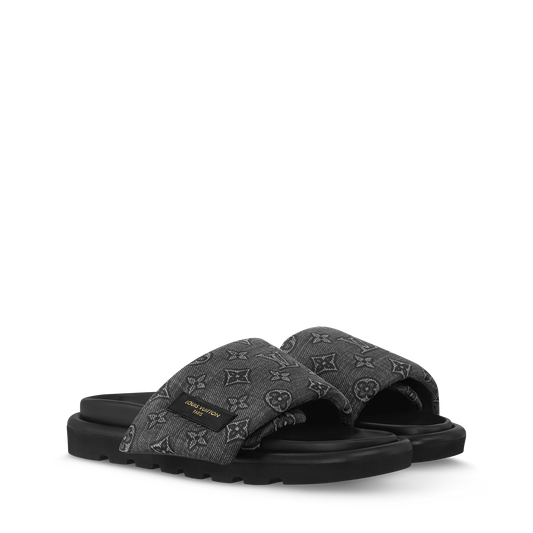 Louis Vuitton - Mule plate confort Pool Pillow Noir
