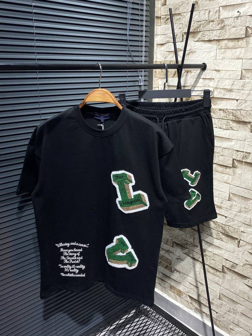 Louis Vuitton - Ensemble SHORT + T-SHIRT Initiales L. V. Noir